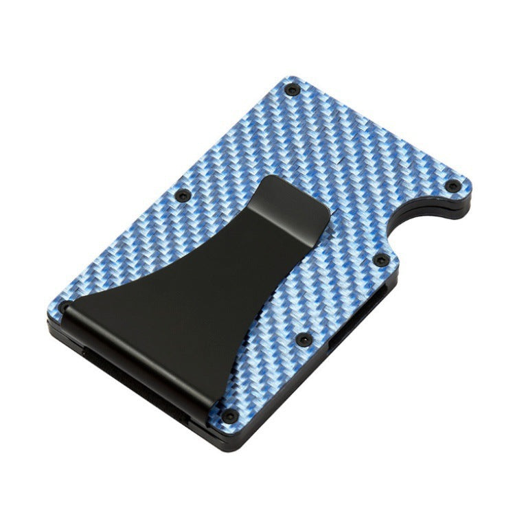Billetera premium de Fibra de carbono Antirrobo con bloqueo RFID