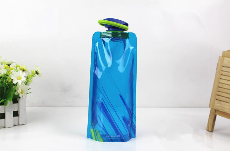 Botella de agua plegable para actividades al aire libre