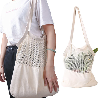 Bolsa de compras de lona de algodón ecológica