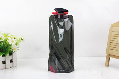 Botella de agua plegable para actividades al aire libre