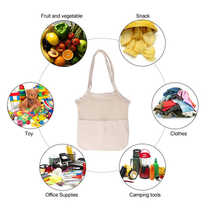 Bolsa de compras de lona de algodón ecológica