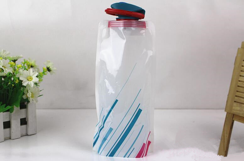 Botella de agua plegable para actividades al aire libre