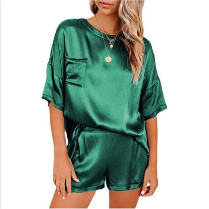Conjunto de pijama exclusiva de seda para mujer