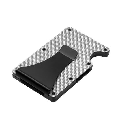 Billetera premium de Fibra de carbono Antirrobo con bloqueo RFID
