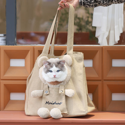 Mochila elegante para gatos y perros